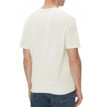 CALVIN KLEIN SUPIMA COTTON CREW 14GG T-SHIRT ΜΠΛΟΥΖΑ ΑΝΔΡΙΚΗ OFF WHITE