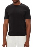 CALVIN KLEIN SUPIMA COTTON CREW 14GG T-SHIRT ΜΠΛΟΥΖΑ ΑΝΔΡΙΚΗ BLACK