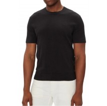 CALVIN KLEIN SUPIMA COTTON CREW 14GG T-SHIRT ΜΠΛΟΥΖΑ ΑΝΔΡΙΚΗ BLACK