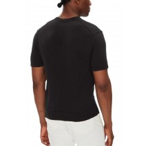 CALVIN KLEIN SUPIMA COTTON CREW 14GG T-SHIRT ΜΠΛΟΥΖΑ ΑΝΔΡΙΚΗ BLACK