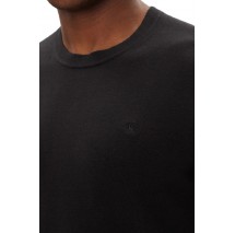 CALVIN KLEIN SUPIMA COTTON CREW 14GG T-SHIRT ΜΠΛΟΥΖΑ ΑΝΔΡΙΚΗ BLACK