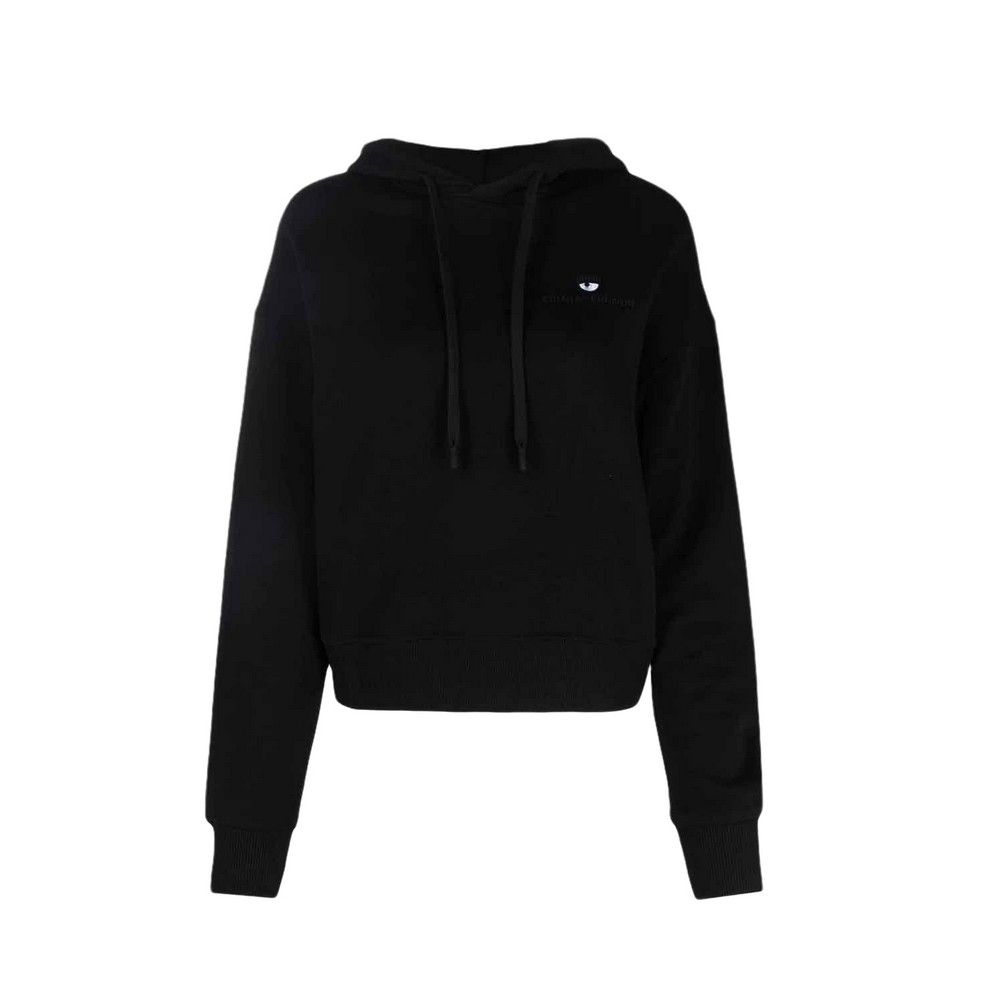 ΜΠΛΟΥΖΑ SWEATER  ΜΕ ΚΟΥΚΟΥΛΑ ΓΥΝΑΙΚΕΙΑ CHIARA FERRAGNI BLACK