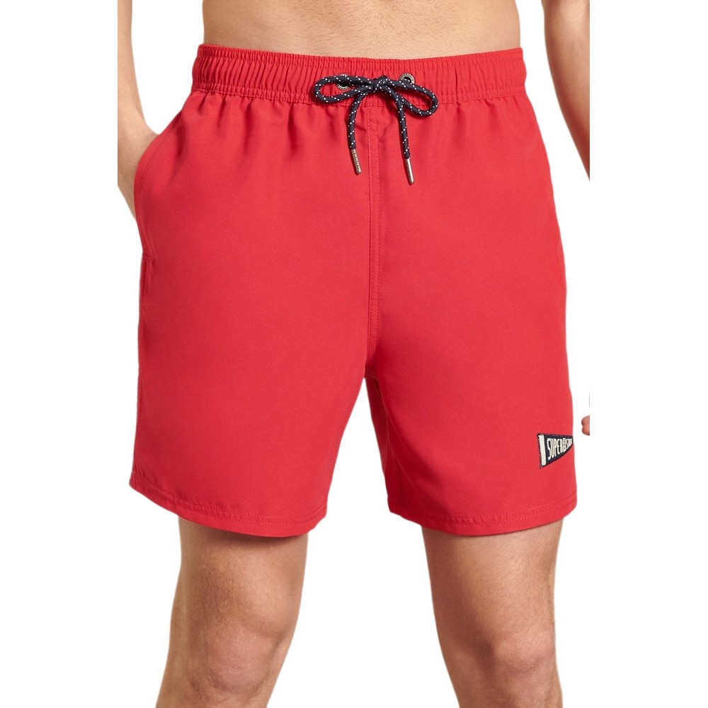 SUPERDRY VINTAGE VARSITY M3010188A ΜΑΓΙΟ ΑΝΔΡΙΚΟ RED