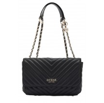 GUESS KEILLAH CONVERTIBLE XBODY FLAP ΤΣΑΝΤΑ ΓΥΝΑΙΚΕΙΑ BLACK