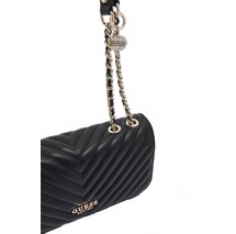 GUESS KEILLAH CONVERTIBLE XBODY FLAP ΤΣΑΝΤΑ ΓΥΝΑΙΚΕΙΑ BLACK