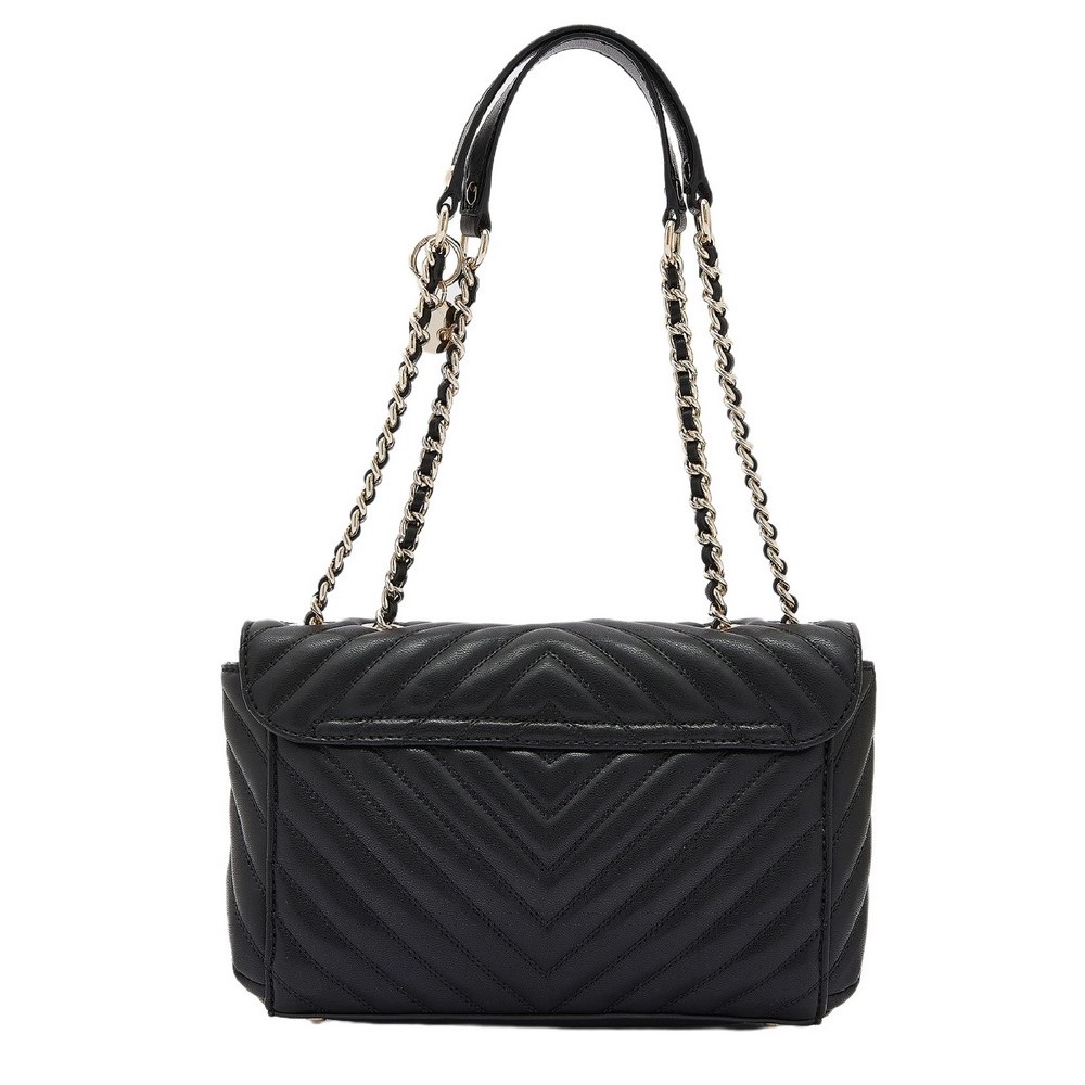 GUESS KEILLAH CONVERTIBLE XBODY FLAP ΤΣΑΝΤΑ ΓΥΝΑΙΚΕΙΑ BLACK