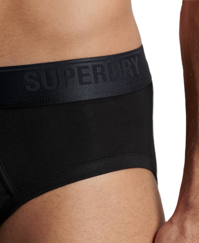 SUPERDRY BRIEF MULTI TRIPLE PACK ΕΣΩΡΟΥΧΟ ΑΝΔΡΙΚΟ BLACK