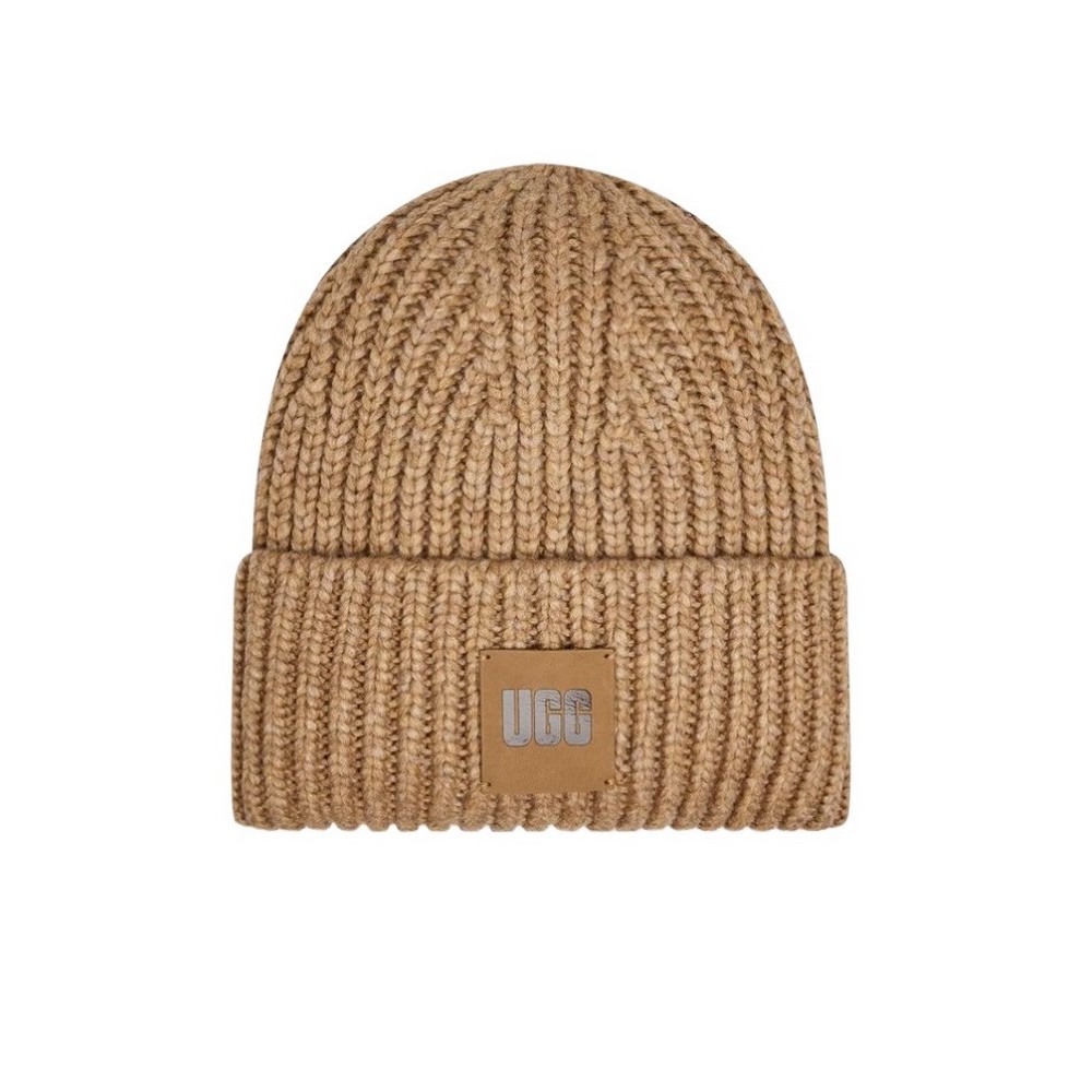 UGG CHUNKY RIB BEANIE  20061 ΣΚΟΥΦΟΣ ΓΥΝΑΙΚΕΙΟΣ CAMEL
