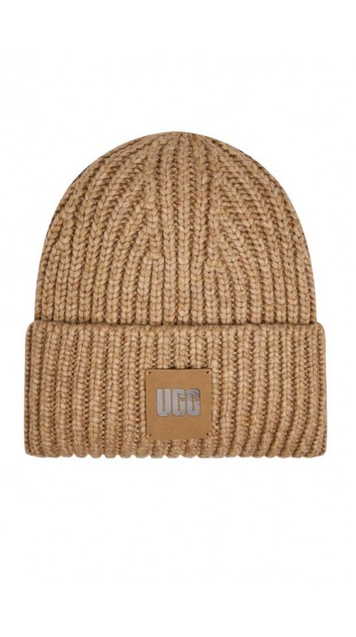 UGG CHUNKY RIB BEANIE  20061 ΣΚΟΥΦΟΣ ΓΥΝΑΙΚΕΙΟΣ CAMEL