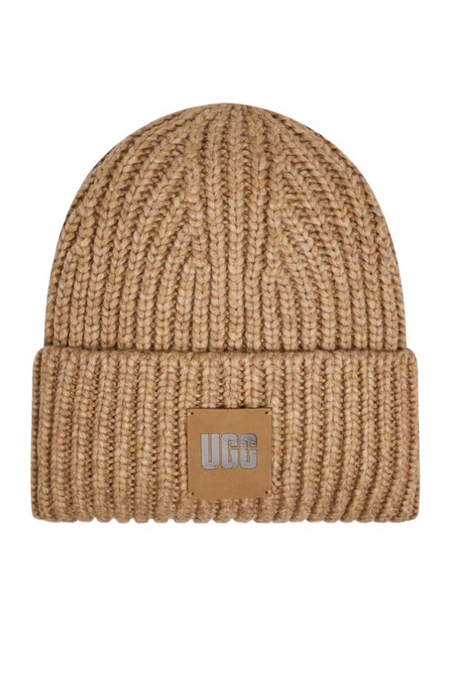 UGG CHUNKY RIB BEANIE  20061 ΣΚΟΥΦΟΣ ΓΥΝΑΙΚΕΙΟΣ CAMEL