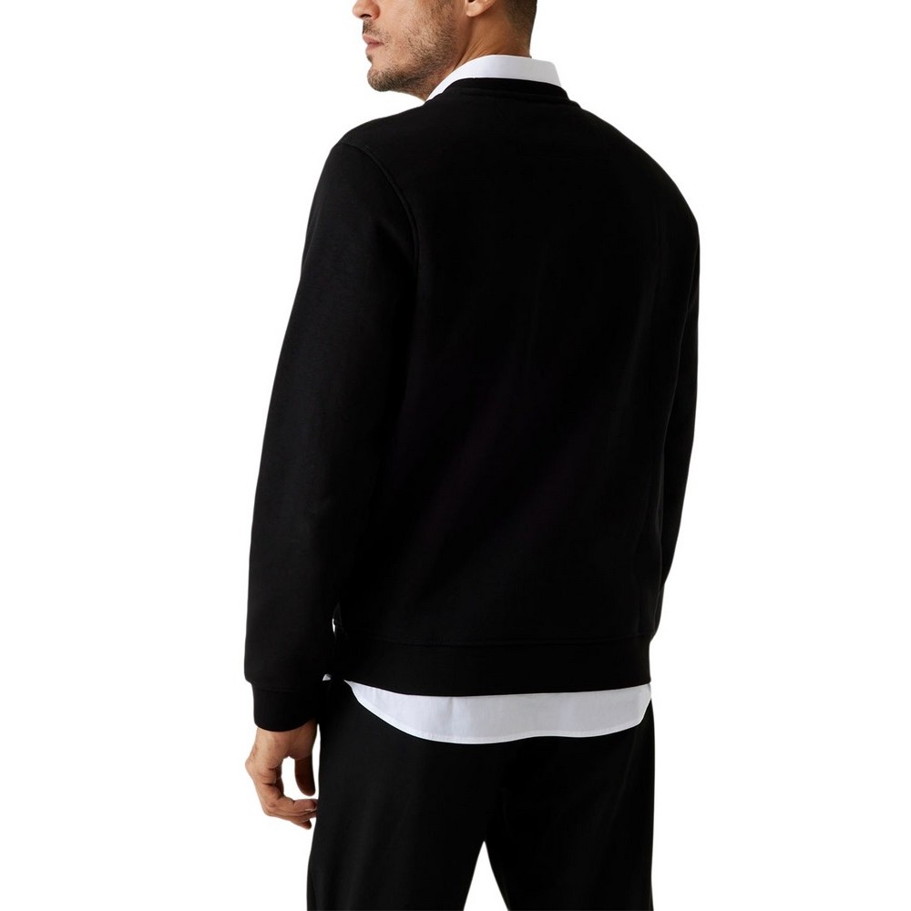 GUESS CN BASIC SWEATSHIRT ΦΟΥΤΕΡ ΜΠΛΟΥΖΑ ΑΝΔΡΙΚΗ BLACK