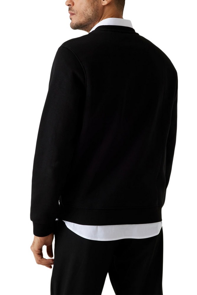 GUESS CN BASIC SWEATSHIRT ΦΟΥΤΕΡ ΜΠΛΟΥΖΑ ΑΝΔΡΙΚΗ BLACK