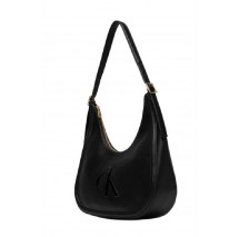 CALVIN KLEIN BOLD CK CRESCENT BAG ΤΣΑΝΤΑ ΓΥΝΑΙΚΕΙΑ BLACK