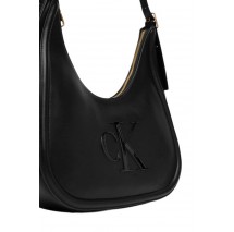 CALVIN KLEIN BOLD CK CRESCENT BAG ΤΣΑΝΤΑ ΓΥΝΑΙΚΕΙΑ BLACK