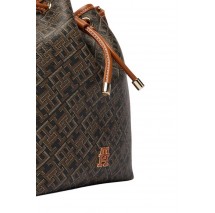 TOMMY HILFIGER MONOPLAY BUCKET LE ΤΣΑΝΤΑ ΓΥΝΑΙΚΕΙΑ BLACK