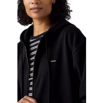 LEVIS EVERYDAY FULL ZIP HOODIE SWEATSHIRT ΖΑΚΕΤΑ ΦΟΥΤΕΡ ΓΥΝΑΙΚΕΙΑ BLACK