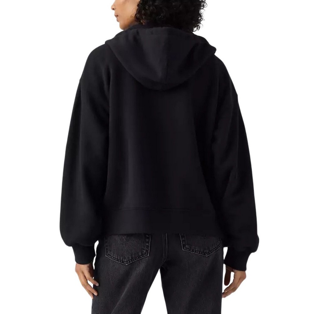 LEVIS EVERYDAY FULL ZIP HOODIE SWEATSHIRT ΖΑΚΕΤΑ ΦΟΥΤΕΡ ΓΥΝΑΙΚΕΙΑ BLACK