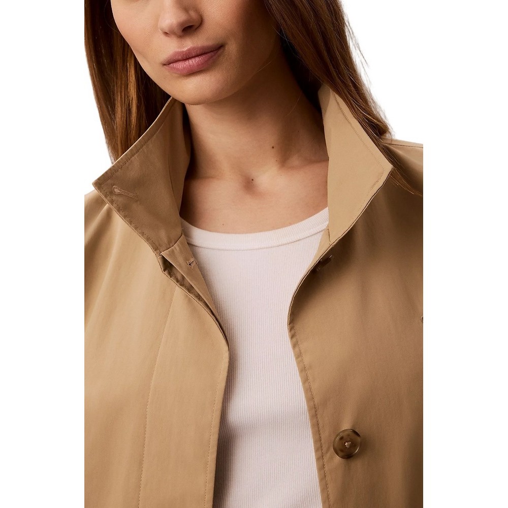 CALVIN KLEIN JEANS LONG TECH SEASONAL TRENCH COAT ΚΑΠΑΡΝΤΙΝΑ ΓΥΝΑΙΚΕΙΑ BEIGE