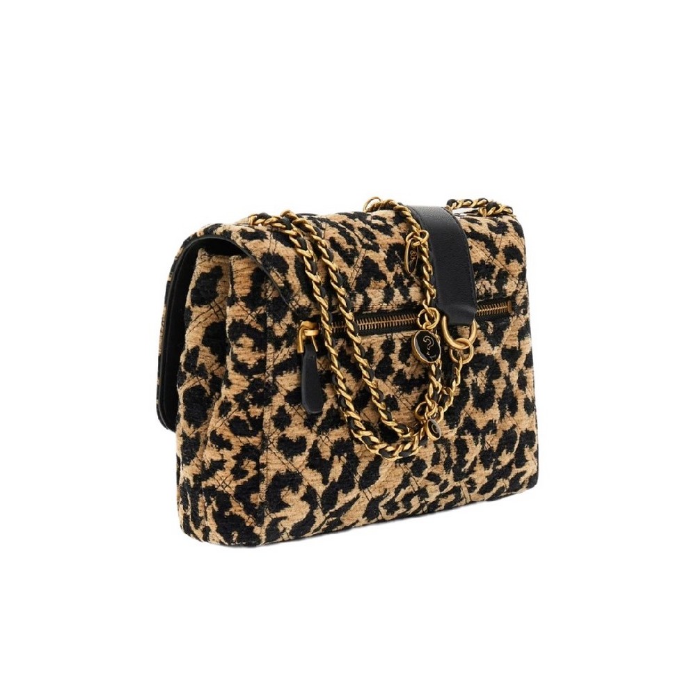 GUESS GIULLY II 2 COMP CNVRTBLE FLAP ΤΣΑΝΤΑ ΓΥΝΑΙΚΕΙΑ LEOPARD