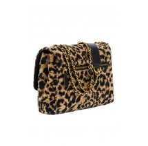 GUESS GIULLY II 2 COMP CNVRTBLE FLAP ΤΣΑΝΤΑ ΓΥΝΑΙΚΕΙΑ LEOPARD