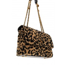 GUESS GIULLY II 2 COMP CNVRTBLE FLAP ΤΣΑΝΤΑ ΓΥΝΑΙΚΕΙΑ LEOPARD