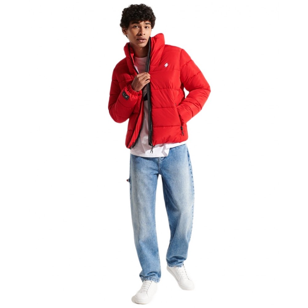 ΜΠΟΥΦΑΝ PUFFER ΑΝΔΡΙΚΟ SUPERDRY RED ΜΠΟΥΦΑΝ PUFFER ΑΝΔΡΙΚΟ SUPERDRY RED