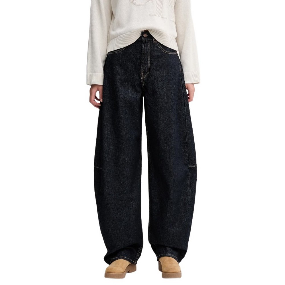 CALVIN KLEIN JEANS THE EXTREME BARREL JEAN RESIN RI ΠΑΝΤΕΛΟΝΙ ΓΥΝΑΙΚΕΙΟ DARK BLUE