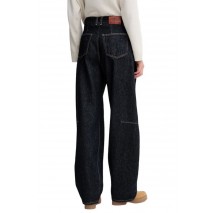 CALVIN KLEIN JEANS THE EXTREME BARREL JEAN RESIN RI ΠΑΝΤΕΛΟΝΙ ΓΥΝΑΙΚΕΙΟ DARK BLUE