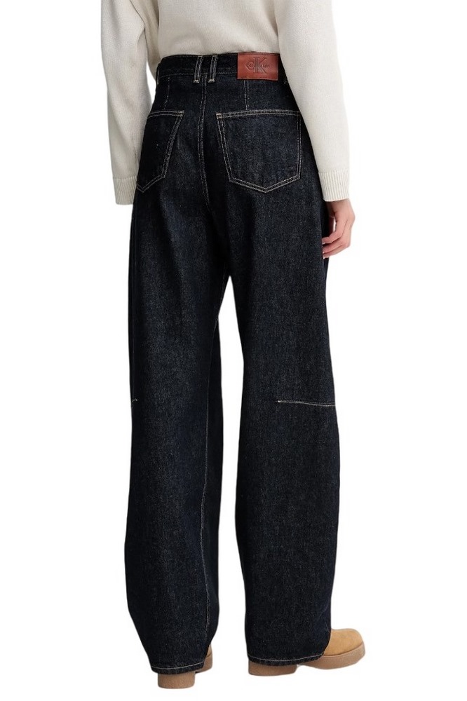 CALVIN KLEIN JEANS THE EXTREME BARREL JEAN RESIN RI ΠΑΝΤΕΛΟΝΙ ΓΥΝΑΙΚΕΙΟ DARK BLUE