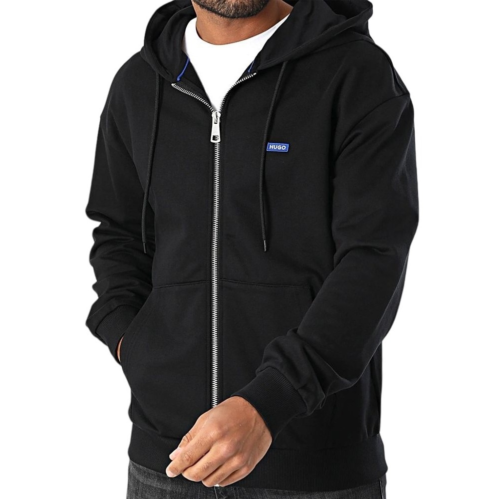 HOGO BOSS JERSEY SWEATSHIRT NADARASI ΖΑΚΕΤΑ ΦΟΥΤΕΡ ΑΝΔΡΙΚΗ BLACK