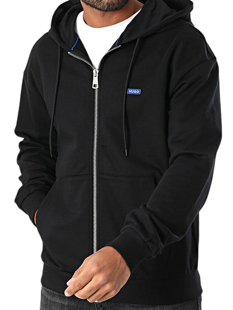 HOGO BOSS JERSEY SWEATSHIRT NADARASI ΖΑΚΕΤΑ ΦΟΥΤΕΡ ΑΝΔΡΙΚΗ BLACK