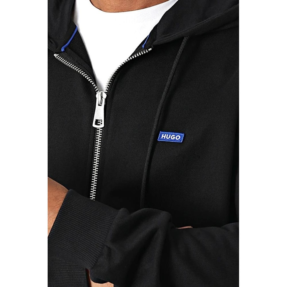 HOGO BOSS JERSEY SWEATSHIRT NADARASI ΖΑΚΕΤΑ ΦΟΥΤΕΡ ΑΝΔΡΙΚΗ BLACK