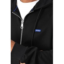 HOGO BOSS JERSEY SWEATSHIRT NADARASI ΖΑΚΕΤΑ ΦΟΥΤΕΡ ΑΝΔΡΙΚΗ BLACK