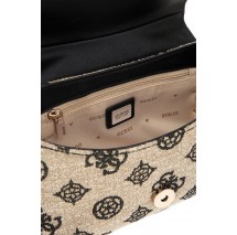 GUESS BEYZA FLAP SHOULDER BAG ΤΣΑΝΤΑ ΓΥΝΑΙΚΕΙΑ BLACK
