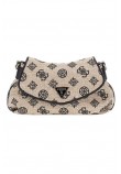 GUESS BEYZA FLAP SHOULDER BAG ΤΣΑΝΤΑ ΓΥΝΑΙΚΕΙΑ BLACK
