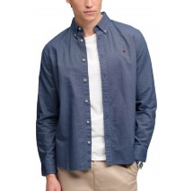 SUPERDRY PREPPY OXFORD SHIRT ΠΟΥΚΑΜΙΣΟ ΑΝΔΡΙΚΟ BLUE