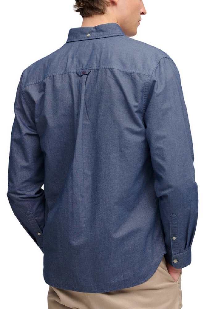 SUPERDRY PREPPY OXFORD SHIRT ΠΟΥΚΑΜΙΣΟ ΑΝΔΡΙΚΟ BLUE