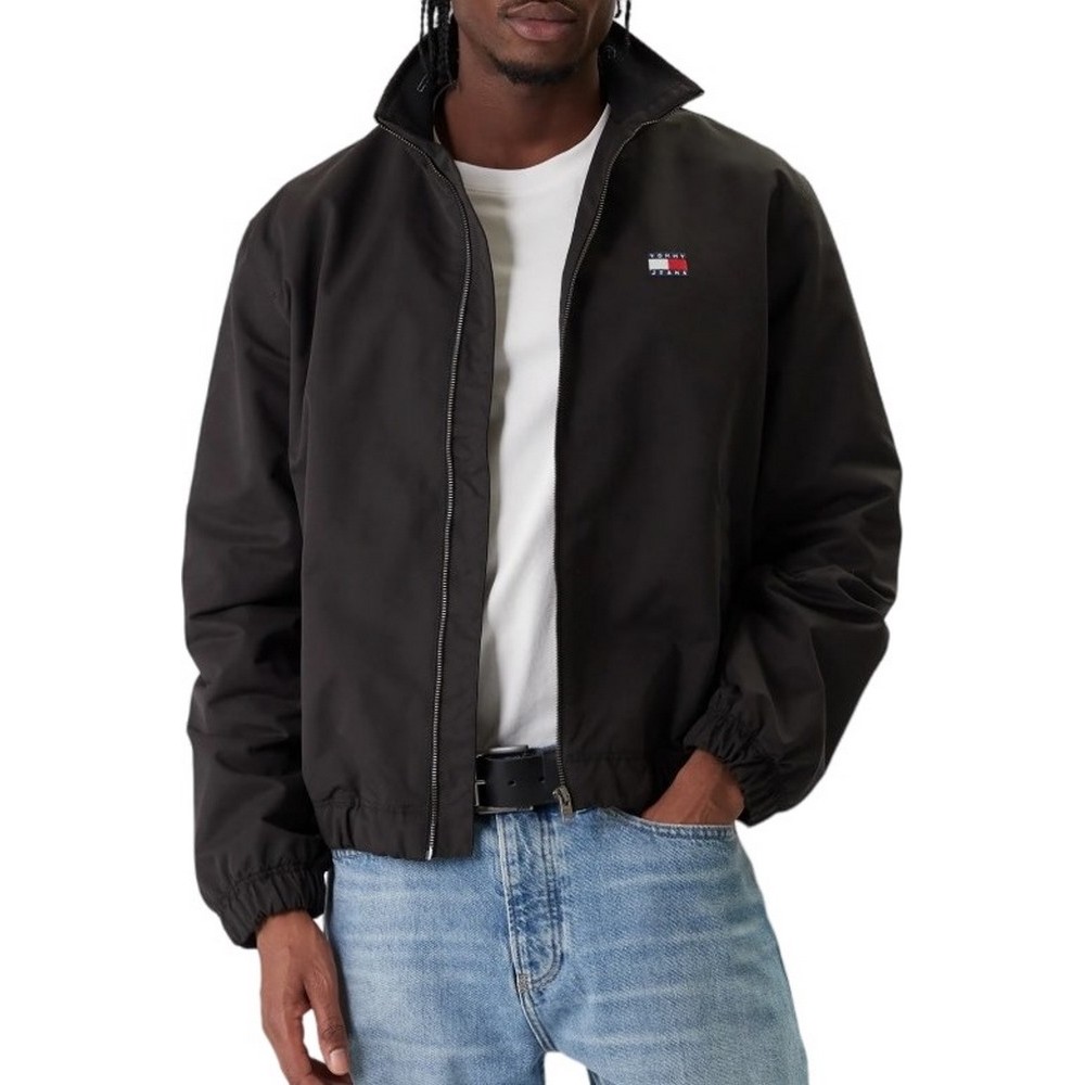 TOMMY JEANS ESSENTIAL JACKET EXT ΜΠΟΥΦΑΝ ΑΝΔΡΙΚΟ BLACK