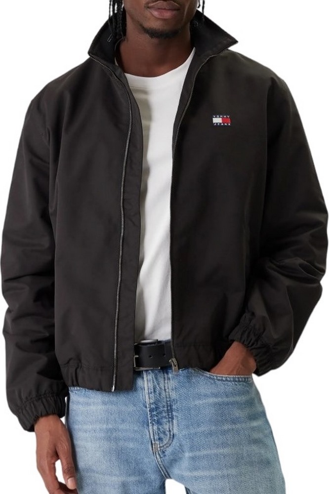 TOMMY JEANS ESSENTIAL JACKET EXT ΜΠΟΥΦΑΝ ΑΝΔΡΙΚΟ BLACK