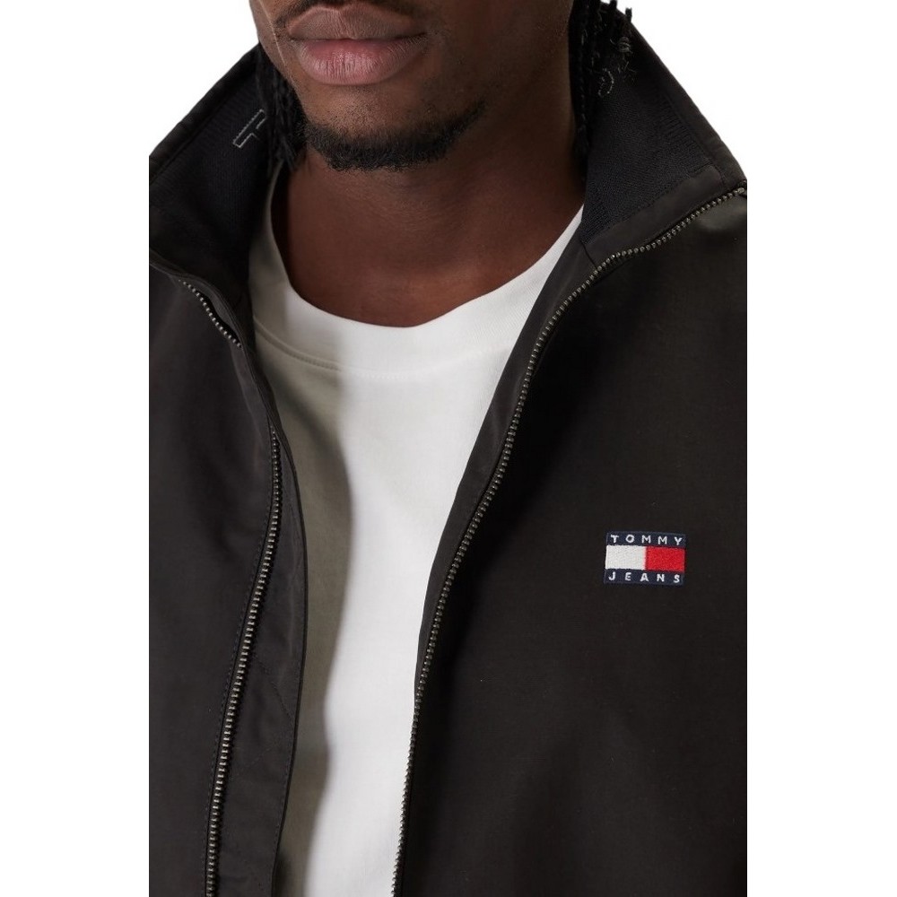 TOMMY JEANS ESSENTIAL JACKET EXT ΜΠΟΥΦΑΝ ΑΝΔΡΙΚΟ BLACK