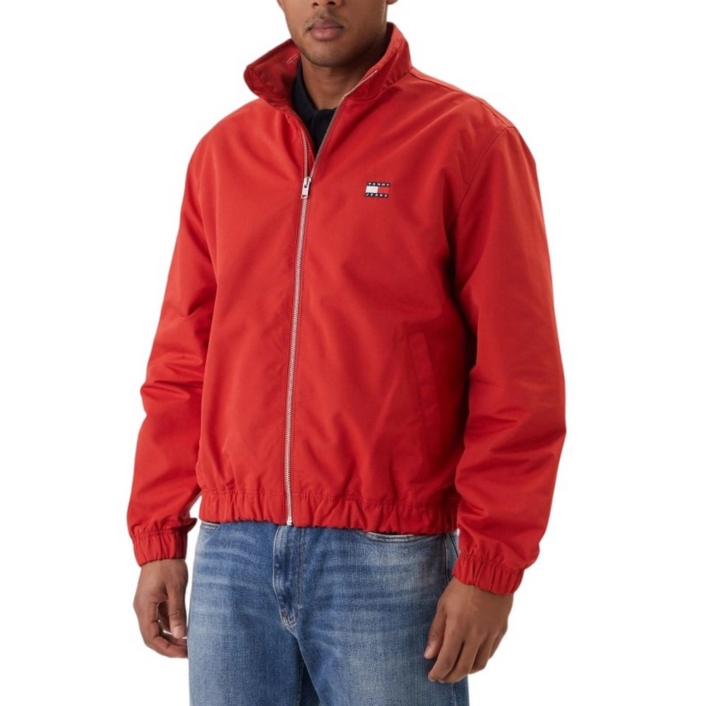 TOMMY JEANS ESSENTIAL JACKET EXT ΜΠΟΥΦΑΝ ΑΝΔΡΙΚΟ RED