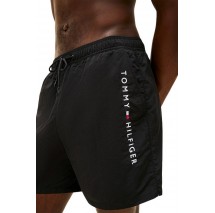 TOMMY HILFIGER MEDIUM DRAWSTRING ZIP POCKET ΜΑΓΙΟ ΑΝΔΡΙΚΟ BLACK