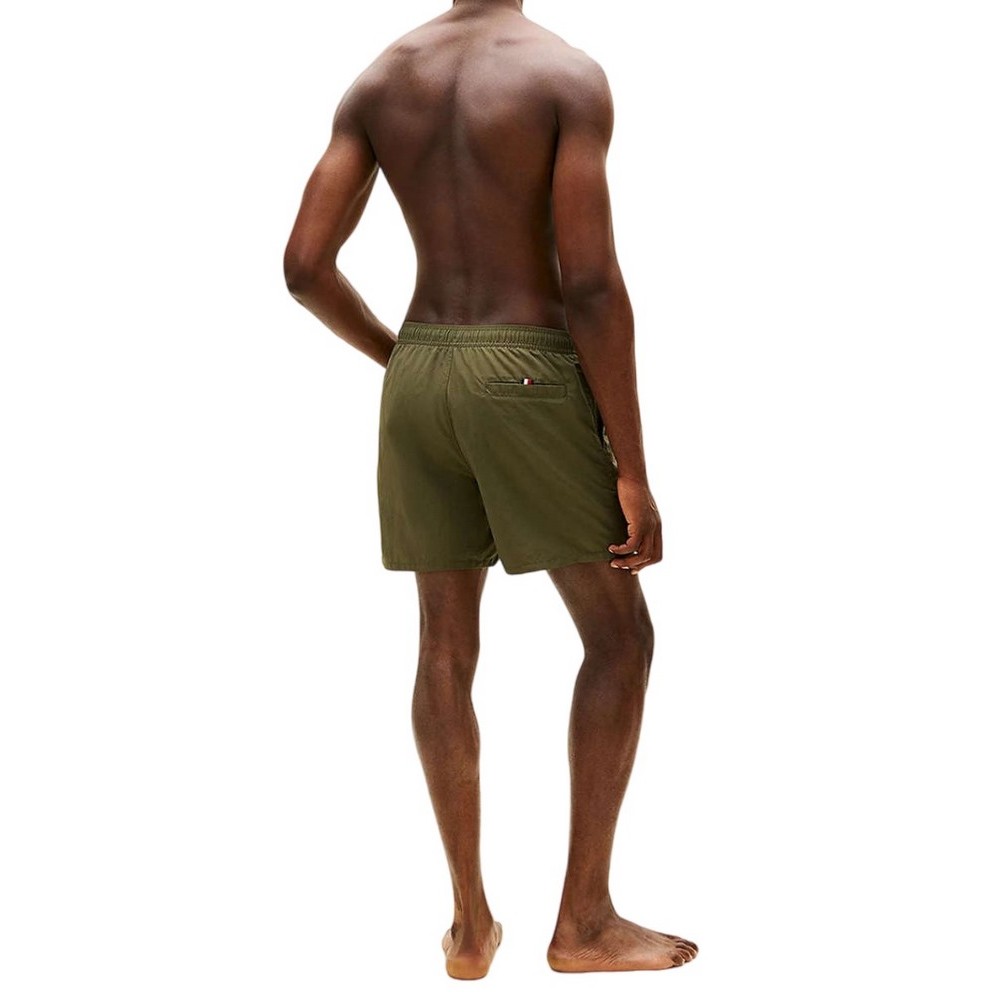 TOMMY HILFIGER MEDIUM DRAWSTRING ZIP POCKET ΜΑΓΙΟ ΑΝΔΡΙΚΟ OLIVE