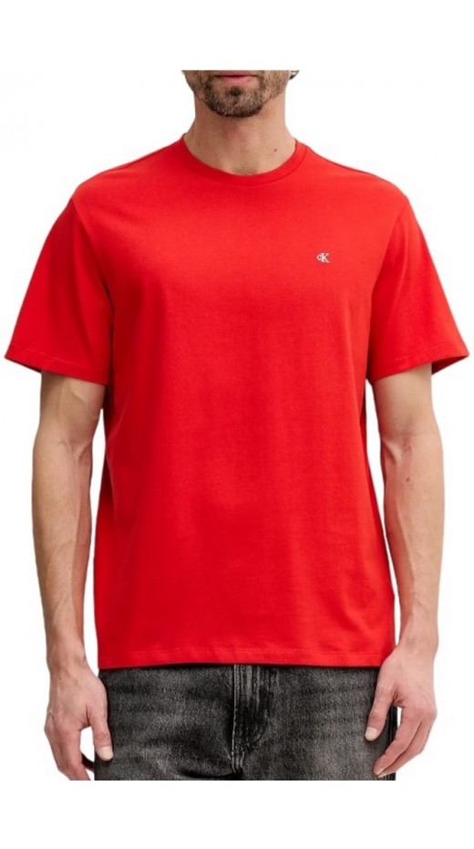 CALVIN KLEIN JEANS CLASSIC MONOGRAM T-SHIRT ΜΠΛΟΥΖΑ ΑΝΔΡΙΚΗ RED