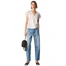 PEPE JEANS LONDON NARA ΠΟΥΚΑΜΙΣΟ ΓΥΝΑΙΚΕΙΟ PEPE JEANS LONDON WHITE
