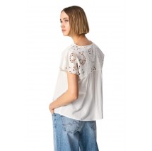 PEPE JEANS LONDON NARA ΠΟΥΚΑΜΙΣΟ ΓΥΝΑΙΚΕΙΟ PEPE JEANS LONDON WHITE