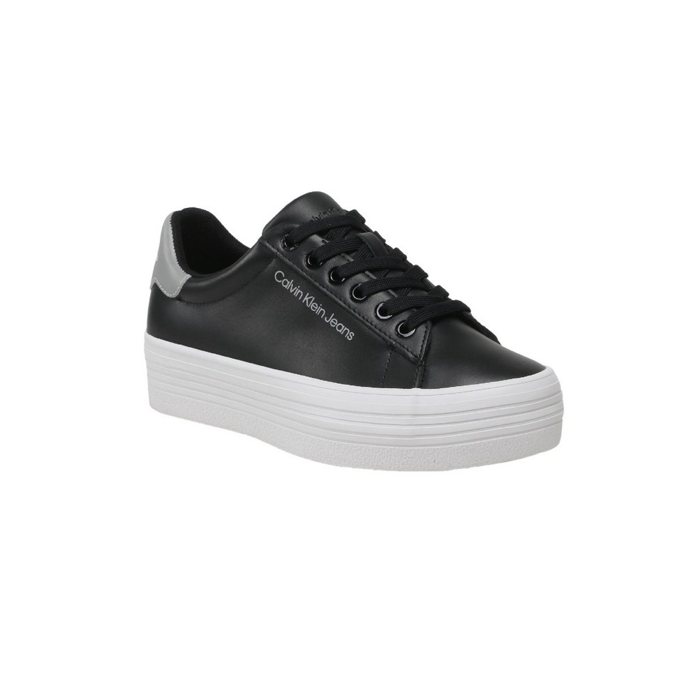 CALVIN KLEIN JEANS VULC FLATFORM LACEUP NY REEFL WN ΠΑΠΟΥΤΣΙ ΓΥΝΑΙΚΕΙΟ BLACK