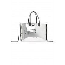 TOMMY HILFIGER ICONIC TOMMY TOTE METAL ΤΣΑΝΤΑ ΓΥΝΑΙΚΕΙΑ SILVER