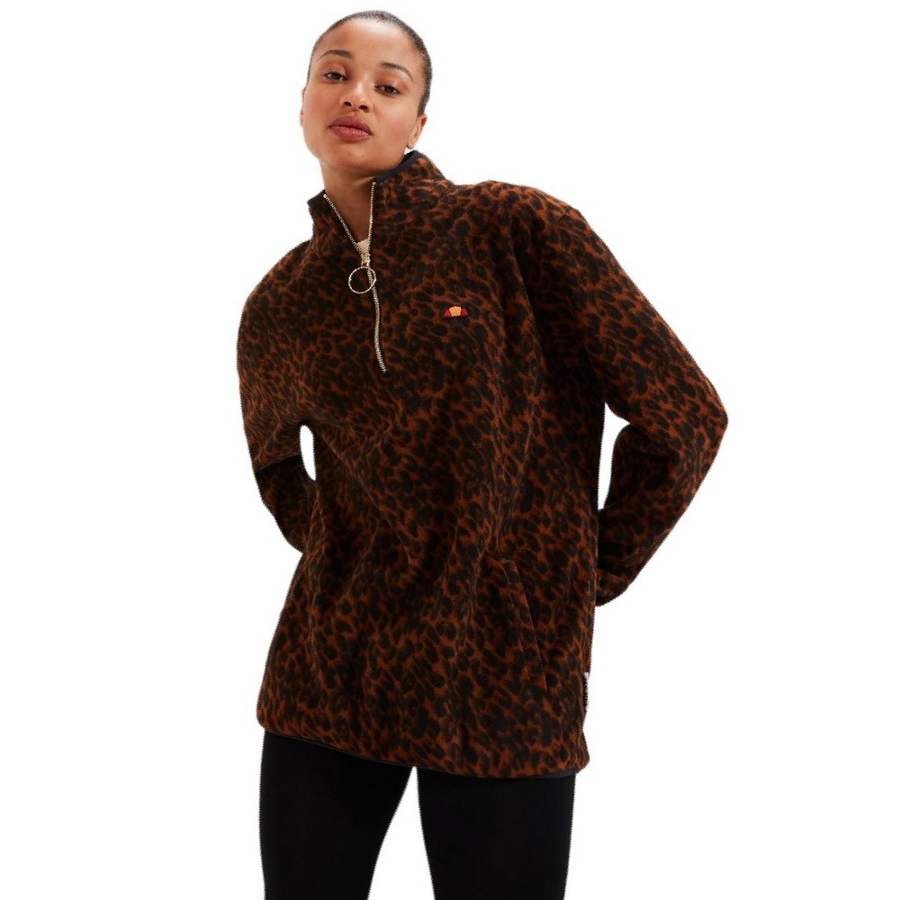 ELLESSE BARBIERI OH JACKET ΜΠΟΥΦΑΝ ΓΥΝΑΙΚΕΙΟ LEOPARD PRINT