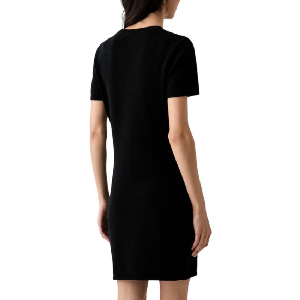 CALVIN KLEIN JEANS LOGO MINI DRESS ΦΟΡΕΜΑ ΓΥΝΑΙΚΕΙΟ BLACK